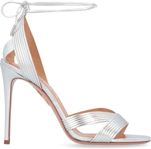 Ari metallic leather sandals-1